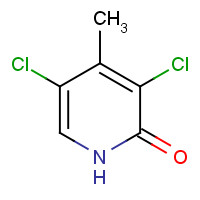 58236-72-9 3,5-dichloro-4-methyl-1H-pyridin-2-one chemical structure