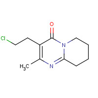 95742-20-4 3-(2-chloroethyl)-2-methyl-6,7,8,9-tetrahydropyrido[1,2-a]pyrimidin-4-one chemical structure