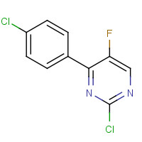 1364677-31-5 2-chloro-4-(4-chlorophenyl)-5-fluoropyrimidine chemical structure