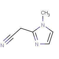 3984-53-0 2-(1-methylimidazol-2-yl)acetonitrile chemical structure
