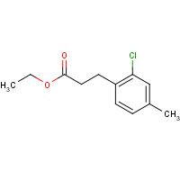 108579-27-7 ethyl 3-(2-chloro-4-methylphenyl)propanoate chemical structure