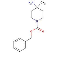 169750-59-8 benzyl 4-amino-4-methylpiperidine-1-carboxylate chemical structure