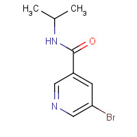 104290-45-1 5-bromo-N-propan-2-ylpyridine-3-carboxamide chemical structure