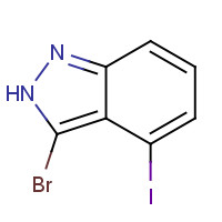 885518-68-3 3-bromo-4-iodo-2H-indazole chemical structure