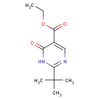 827014-34-6 ethyl 2-tert-butyl-6-oxo-1H-pyrimidine-5-carboxylate chemical structure