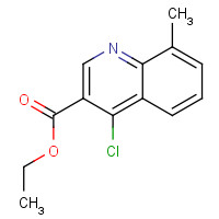 37041-32-0 ethyl 4-chloro-8-methylquinoline-3-carboxylate chemical structure
