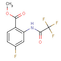 404010-71-5 methyl 4-fluoro-2-[(2,2,2-trifluoroacetyl)amino]benzoate chemical structure