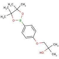 1415793-95-1 2-methyl-1-[4-(4,4,5,5-tetramethyl-1,3,2-dioxaborolan-2-yl)phenoxy]propan-2-ol chemical structure
