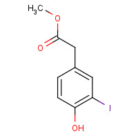 352469-17-1 methyl 2-(4-hydroxy-3-iodophenyl)acetate chemical structure