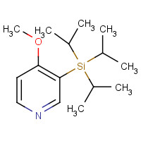 126378-42-5 (4-methoxypyridin-3-yl)-tri(propan-2-yl)silane chemical structure