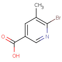 901300-51-4 6-bromo-5-methylpyridine-3-carboxylic acid chemical structure