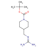 1246608-96-7 tert-butyl 4-[(diaminomethylideneamino)methyl]piperidine-1-carboxylate chemical structure