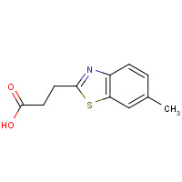 1315317-88-4 3-(6-methyl-1,3-benzothiazol-2-yl)propanoic acid chemical structure