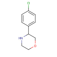 909186-38-5 3-(4-chlorophenyl)morpholine chemical structure