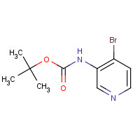 885275-14-9 tert-butyl N-(4-bromopyridin-3-yl)carbamate chemical structure