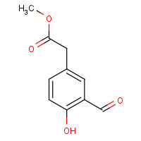 61874-04-2 methyl 2-(3-formyl-4-hydroxyphenyl)acetate chemical structure