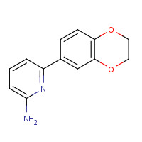 1183060-41-4 6-(2,3-dihydro-1,4-benzodioxin-6-yl)pyridin-2-amine chemical structure