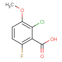 886499-40-7 2-chloro-6-fluoro-3-methoxybenzoic acid chemical structure