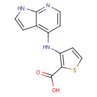 1265225-94-2 3-(1H-pyrrolo[2,3-b]pyridin-4-ylamino)thiophene-2-carboxylic acid chemical structure
