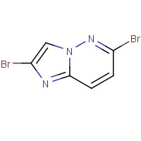1105714-53-1 2,6-dibromoimidazo[1,2-b]pyridazine chemical structure