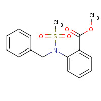 31846-94-3 methyl 2-[benzyl(methylsulfonyl)amino]benzoate chemical structure