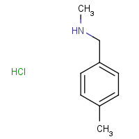 874-74-8 N-methyl-1-(4-methylphenyl)methanamine;hydrochloride chemical structure
