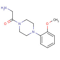 189762-35-4 2-amino-1-[4-(2-methoxyphenyl)piperazin-1-yl]ethanone chemical structure
