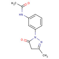 184708-07-4 N-[3-(3-methyl-5-oxo-4H-pyrazol-1-yl)phenyl]acetamide chemical structure
