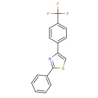 533867-27-5 2-phenyl-4-[4-(trifluoromethyl)phenyl]-1,3-thiazole chemical structure