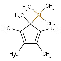87778-95-8 trimethyl-(1,2,3,4,5-pentamethylcyclopenta-2,4-dien-1-yl)silane chemical structure