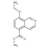162615-15-8 methyl 8-ethoxyisoquinoline-5-carboxylate chemical structure