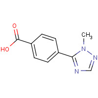 1067613-97-1 4-(2-methyl-1,2,4-triazol-3-yl)benzoic acid chemical structure