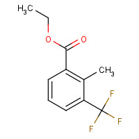 1214346-57-2 ethyl 2-methyl-3-(trifluoromethyl)benzoate chemical structure