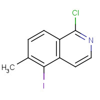 943605-99-0 1-chloro-5-iodo-6-methylisoquinoline chemical structure