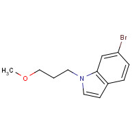 865156-31-6 6-bromo-1-(3-methoxypropyl)indole chemical structure
