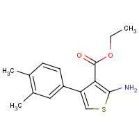 307511-65-5 ethyl 2-amino-4-(3,4-dimethylphenyl)thiophene-3-carboxylate chemical structure