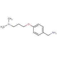 91637-76-2 3-[4-(aminomethyl)phenoxy]-N,N-dimethylpropan-1-amine chemical structure