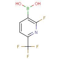 1150114-63-8 [2-fluoro-6-(trifluoromethyl)pyridin-3-yl]boronic acid chemical structure