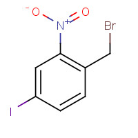 375792-98-6 1-(bromomethyl)-4-iodo-2-nitrobenzene chemical structure