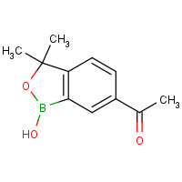 1437052-61-3 1-(1-hydroxy-3,3-dimethyl-2,1-benzoxaborol-6-yl)ethanone chemical structure