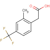 1214373-27-9 2-[2-methyl-4-(trifluoromethyl)phenyl]acetic acid chemical structure