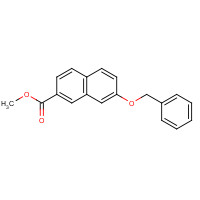 895521-12-7 methyl 7-phenylmethoxynaphthalene-2-carboxylate chemical structure