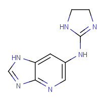 1421359-68-3 N-(4,5-dihydro-1H-imidazol-2-yl)-1H-imidazo[4,5-b]pyridin-6-amine chemical structure