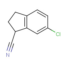 783335-50-2 6-chloro-2,3-dihydro-1H-indene-1-carbonitrile chemical structure