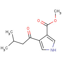 227321-68-8 methyl 4-(3-methylbutanoyl)-1H-pyrrole-3-carboxylate chemical structure