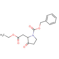 219841-93-7 benzyl 2-(2-ethoxy-2-oxoethyl)-3-oxopyrrolidine-1-carboxylate chemical structure