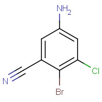 1426805-55-1 5-amino-2-bromo-3-chlorobenzonitrile chemical structure