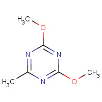 4000-78-6 2,4-dimethoxy-6-methyl-1,3,5-triazine chemical structure