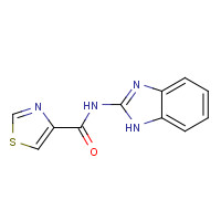 27111-29-1 N-(1H-benzimidazol-2-yl)-1,3-thiazole-4-carboxamide chemical structure