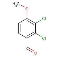 41827-86-5 2,3-dichloro-4-methoxybenzaldehyde chemical structure